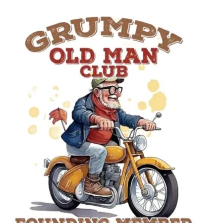 "Grumpy Old Man Club Founding Member" - Design Print