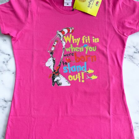 🌸 Standout Style! Fruit of the Loom Women's Pink T-Shirt - Embrace Uniqueness! 🌸